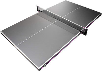 Butterfly Timo Boll Space Saver 22 Special Edition Ping Pong Table | Indoor Rollaway Game Table | ITTF Approved Table Tennis Table | Tournament, Club, Home | Pro Net Included | Compact Storage | Gray