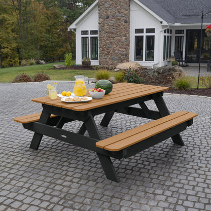 Highwood Hometown Picnic Table, 6 Foot, Saddle