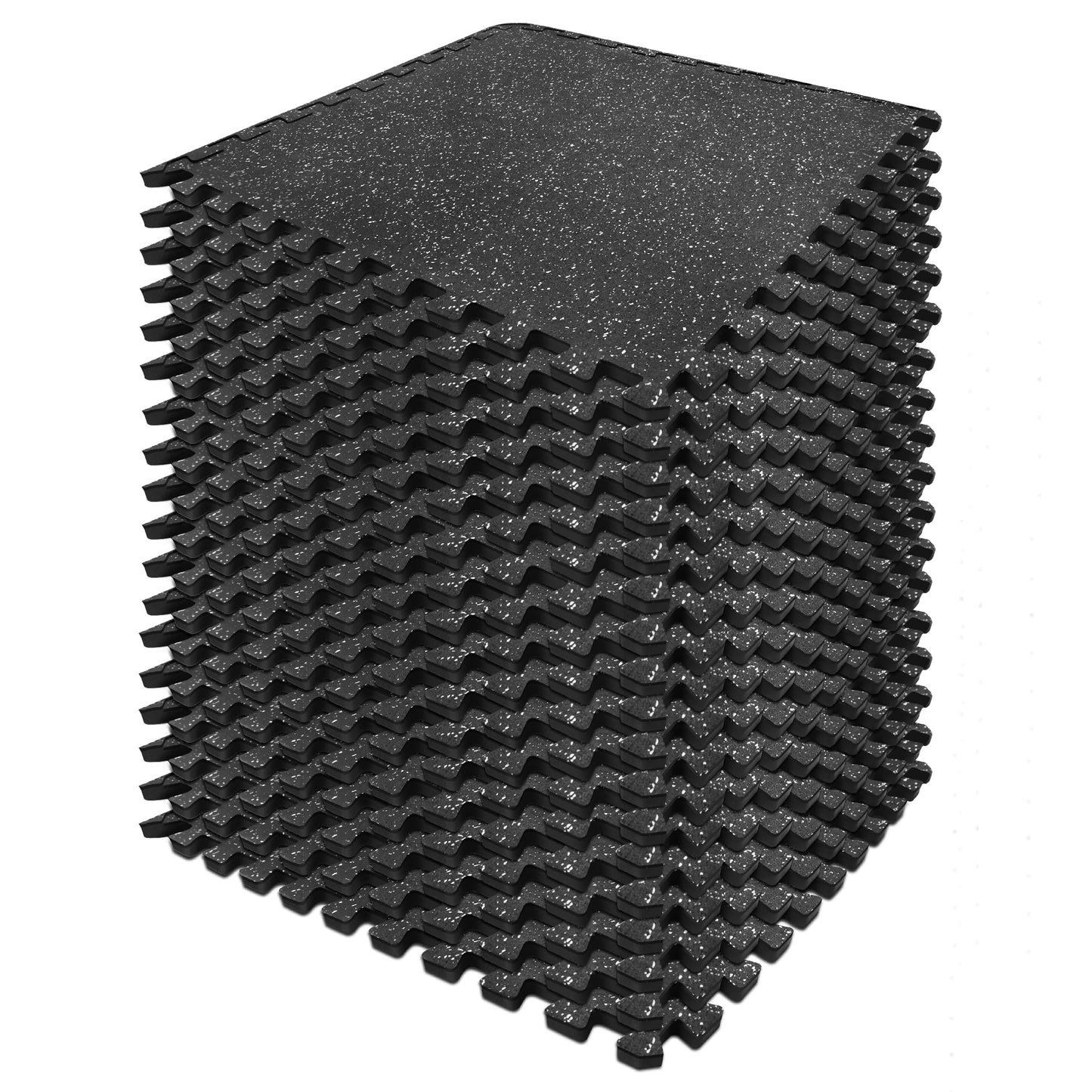 Foam Interlocking Rubber Top EVA Foam Exercise Mat 72 Sq Ft