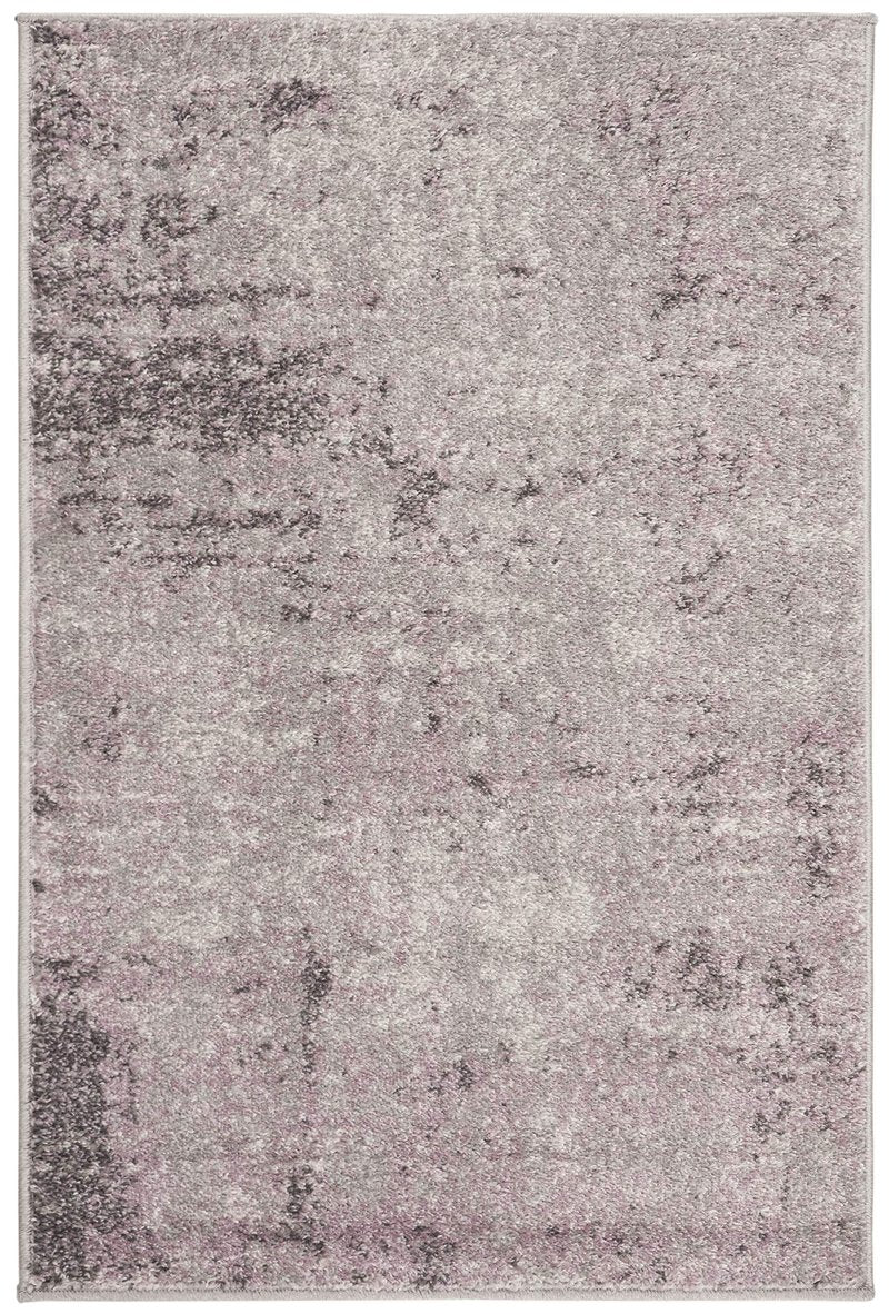 SAFAVIEH Adirondack Collection Accent Rug - 2'6" x 4', Light Grey & Purple, Modern Abstract Design, Non-Shedding & Easy Care, Ideal for High Traffic Areas in Entryway, Living Room, Bedroom (ADR130M)