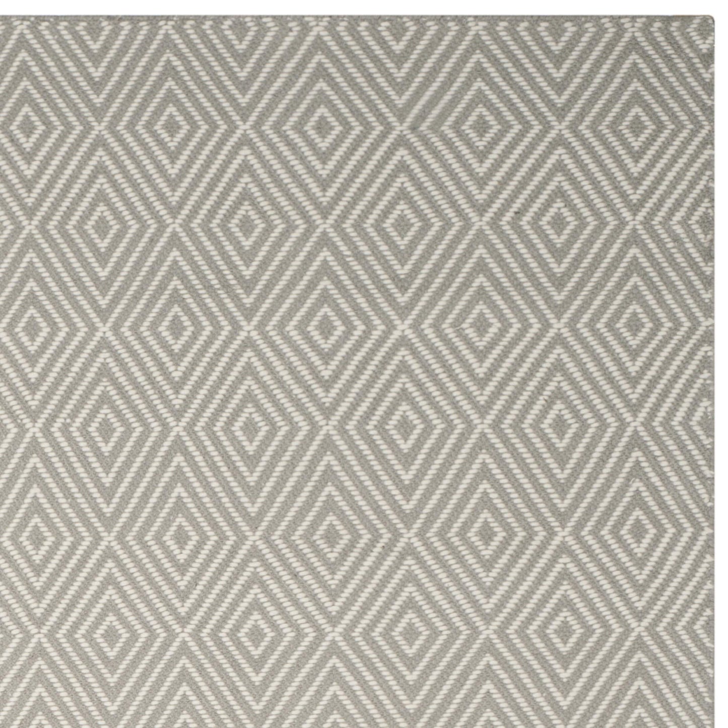 SAFAVIEH Area Rug 8x10 - Wilton Collection - Large - Light Grey & Ivory, Hand-Hooked Wool, Ideal for Living Room, Bedroom, Office, Dining Space (WIL715D)