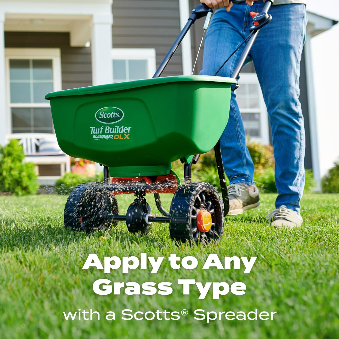 Scotts Turf Builder Starter Food for New Grass, 15 lb. - Lawn Fertilizer for Newly Planted Grass, Also Great for Sod and Grass Plugs - Covers 5,000 sq. ft.