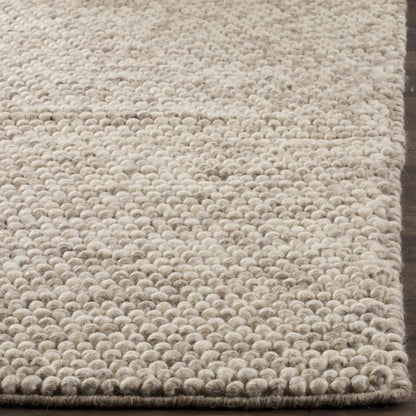 SAFAVIEH Area Rug 6x9 - Natura Collection - Beige, Handmade Wool Blend, Textured Design, Ideal for Living Room, Bedroom, Dining Space (NAT620B)