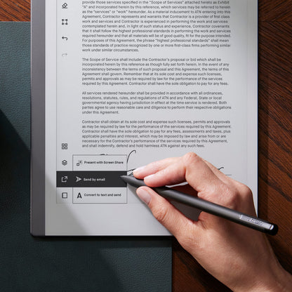 reMarkable Starter Bundle – reMarkable 2 is The Original Paper Tablet | Includes Black and White 10.3” Writing Tablet, Marker Plus Pen with Built-in Eraser