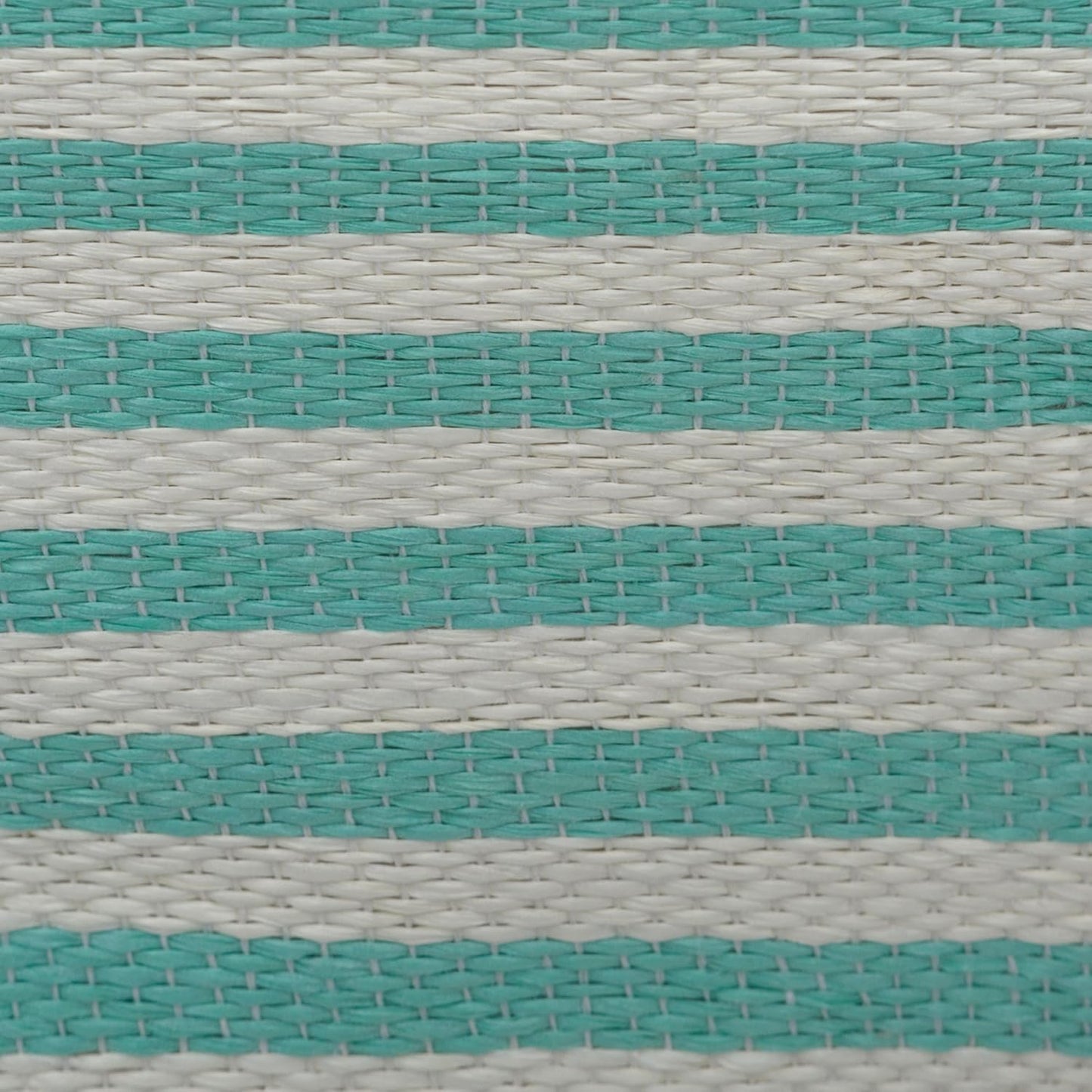 DII Medium Rectangle Woven Paper Storage Bin, Pinstripe, Aqua