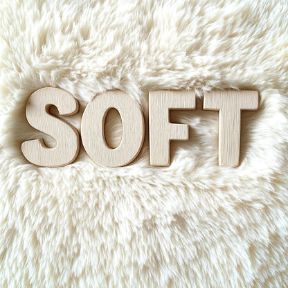 OLANLY Large Area Rug - Soft Fluffy Shaggy Carpet for Living Room & Bedroom | 9x9 ft, Ivory