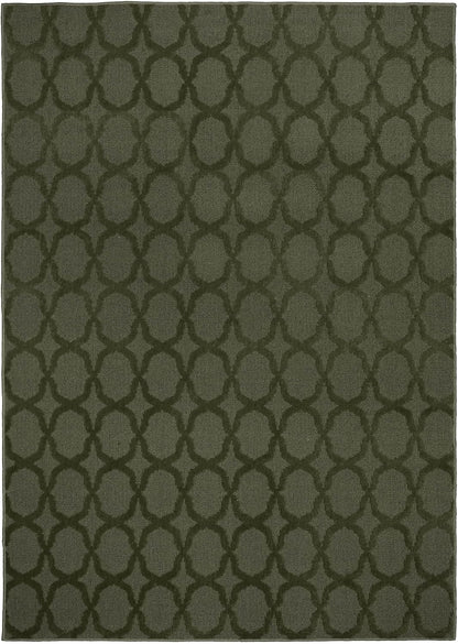 Garland Rug Sparta Area Rug, 3 ft. x 5 ft. Silver for Home Decor