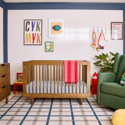 Davinci Marley 3-in-1 Convertible Crib in Walnut, Greenguard Gold and FSC® Certified
