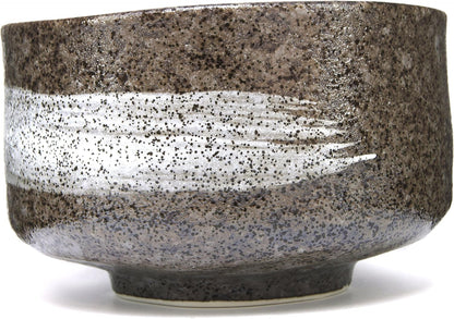 Japanese Handcrafted Matcha Tea Bowl - Brown Hagoromo Chawan, Authentic Pottery for Tea Ceremony