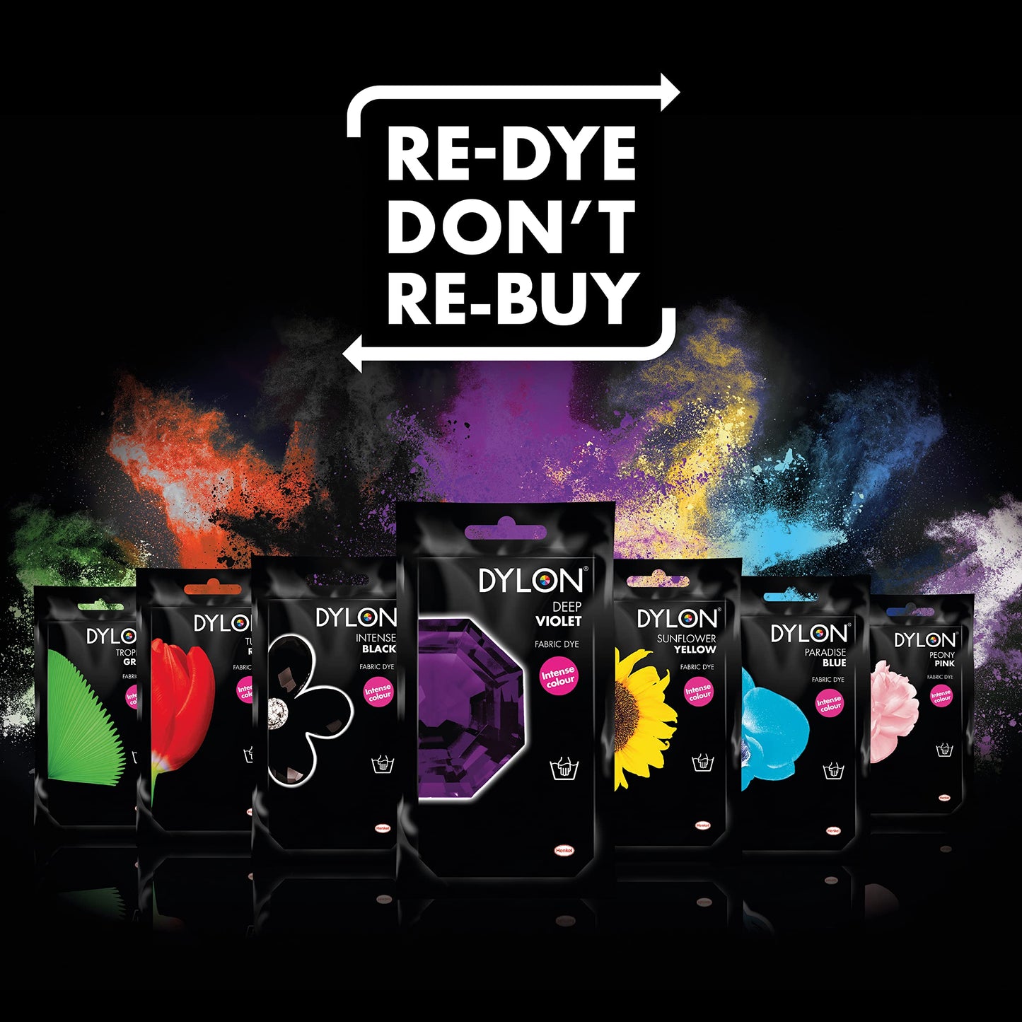 Dylon Fabric Dye, Jeans Blue, 50G