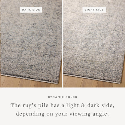 Loloi Amber Lewis Alie Collection ALE-01 Stone/Mist 7'-10'' x 10', .13'' Pile Height, Area Rug