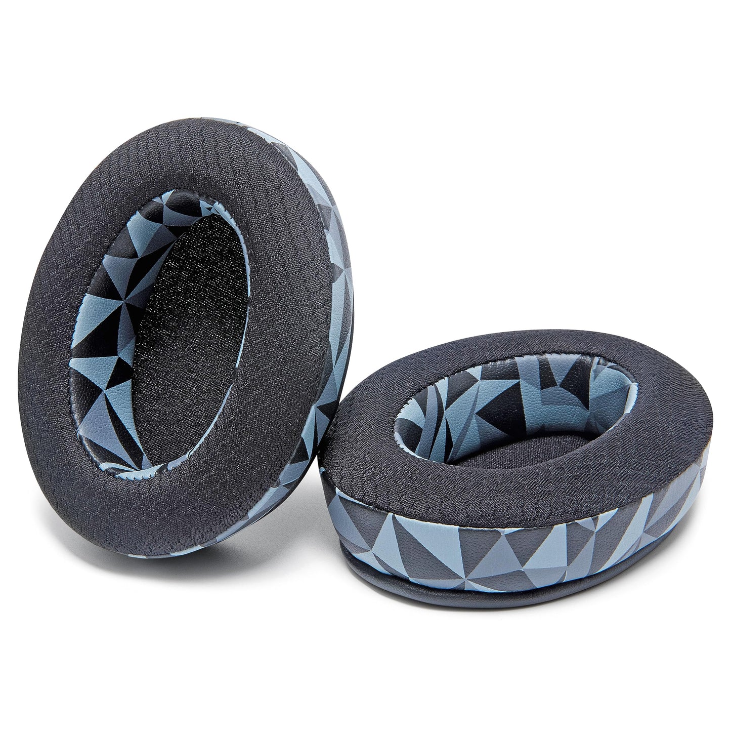 WC Freeze Crusher - Cooling Gel Earpads Compatible with Skullcandy Crusher, by Wicked Cushions - Fits Skullcandy Crusher & Hesh 3 Headphones, Soft Memory Foam, Cooler for Longer | Geo Grey