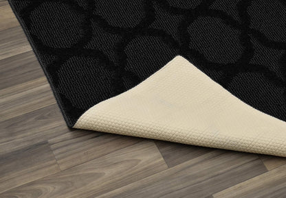 Garland Rug Sparta Area Rug 3-Feet by 5-Feet, Black