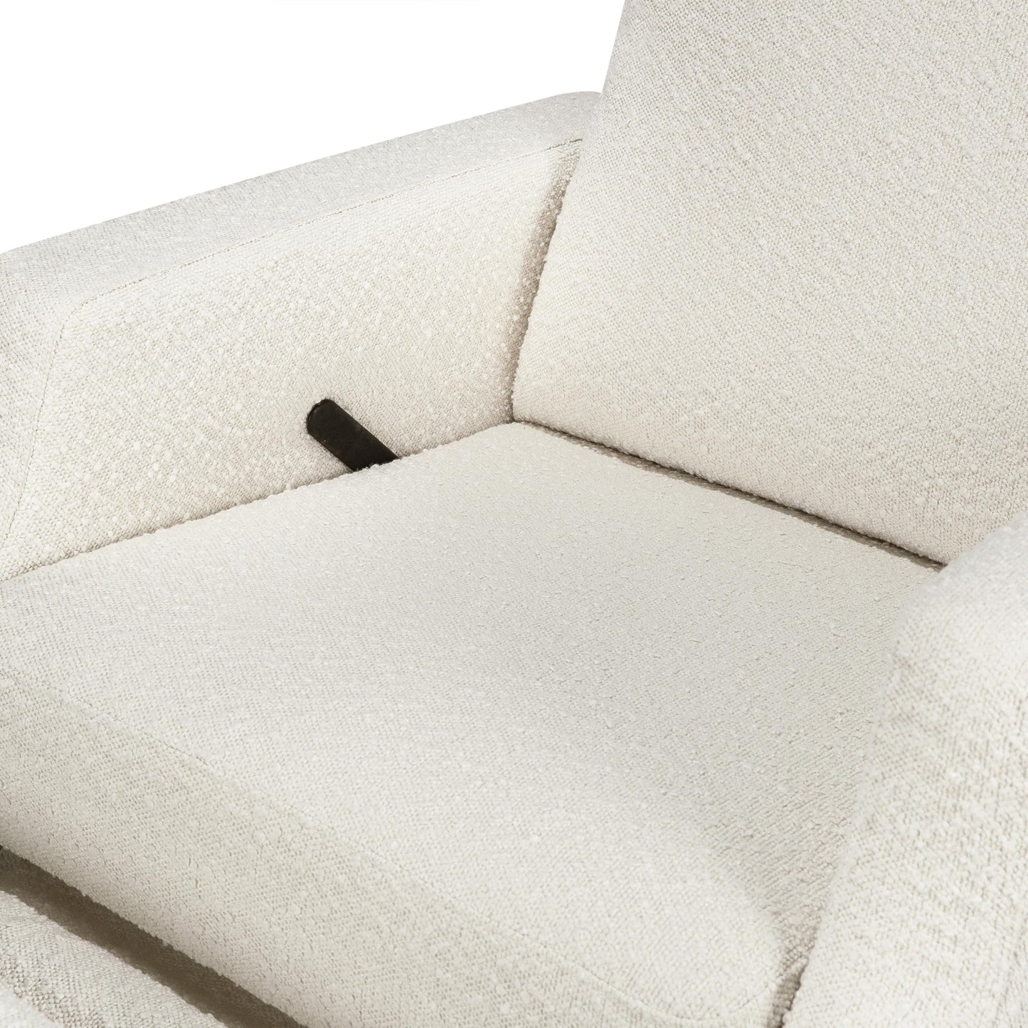 Namesake Crewe Glider Recliner Nursery Chair - GREENGUARD Gold & Certi-PUR US Certified Rocker Recliner - Glider Rocking Chair for Nursery & Living Room - Manual, 360° Swivel, Ivory