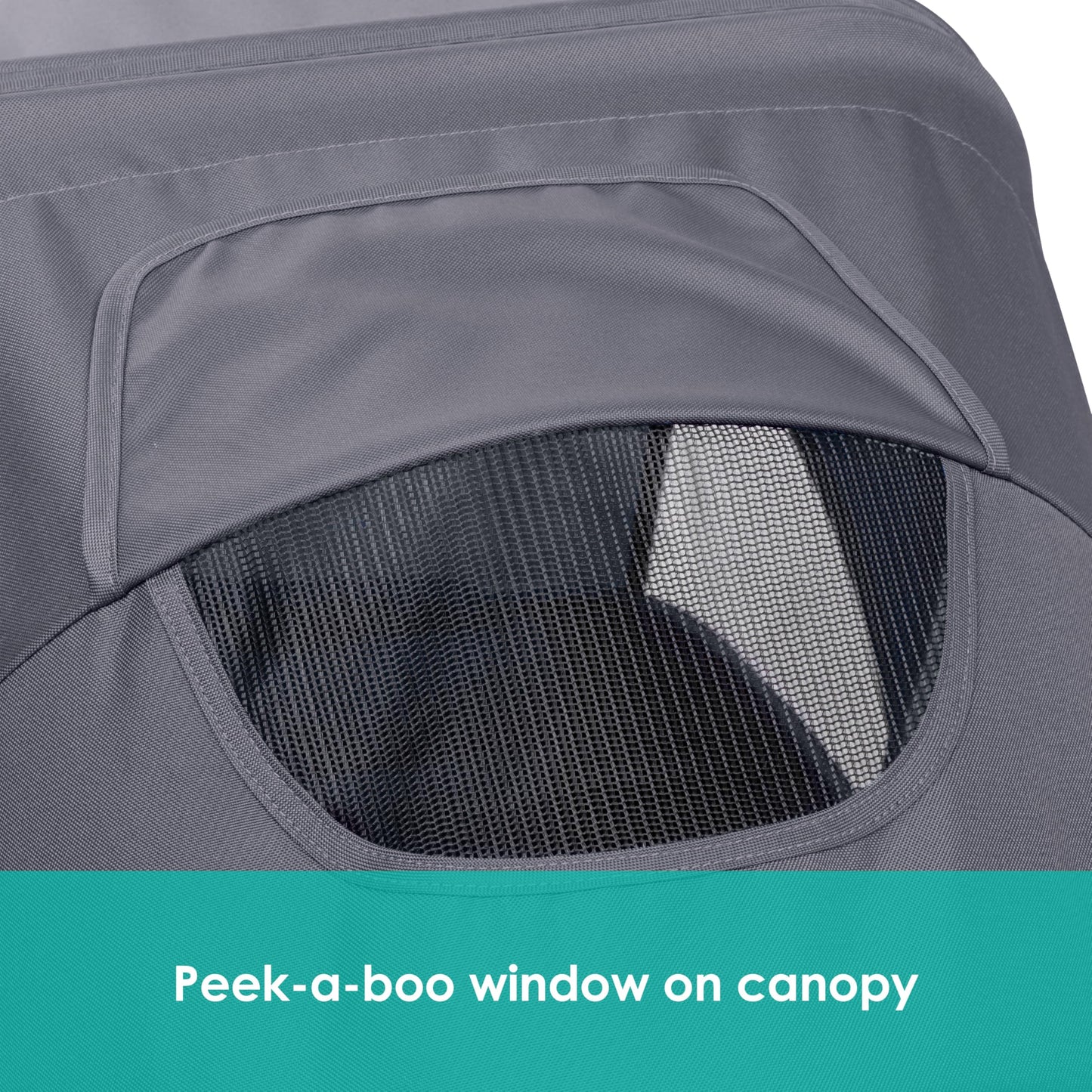 Baby Trend Navigator 2-in-1 Stroller Wagon, Dash Black