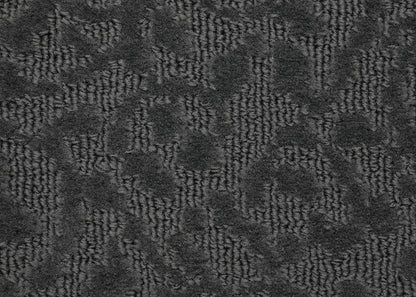 Garland Rug Ivy 18 in X 30 in Cinder Gray Area Rug - Soft, Durable Geometric Solid Color Rug for High-Traffic Areas