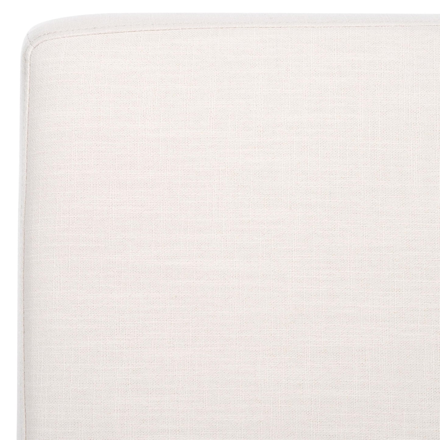 SAFAVIEH Home Collection Oliviadella Modern Bone Linen/Walnut Solid Wood Accent Chair