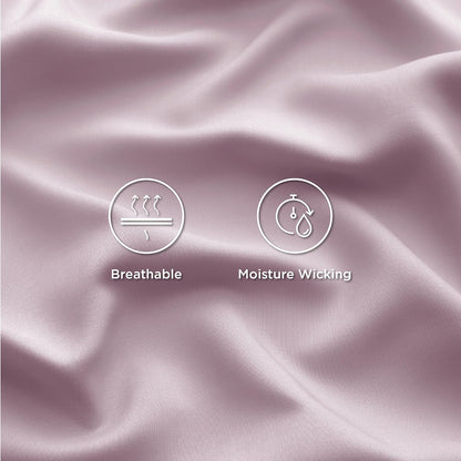 Bedsure Cooling Bed Sheets - Breathable Rayon from Bamboo | Soft Luxury Bedding, Full Size, Lavender