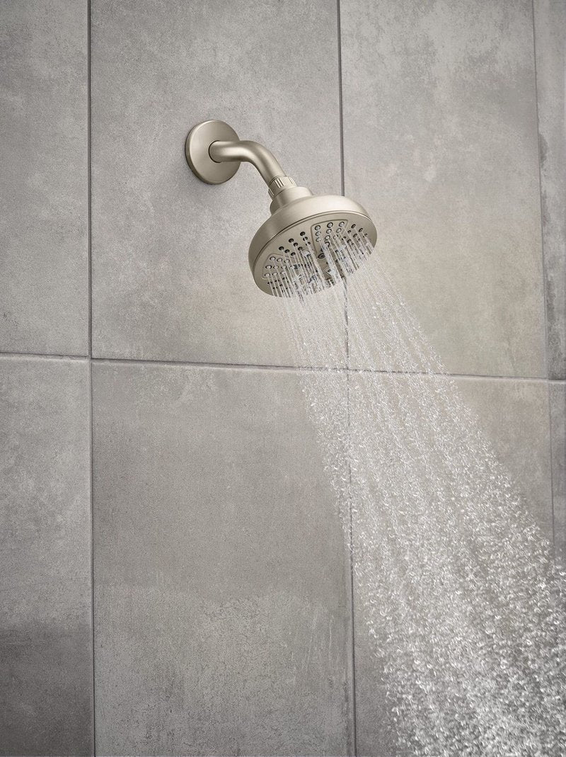 Moen Brushed Nickel Hydro Energetix Eight-Function Showerhead with Standard 5" Diameter Spray Head, 200W0SRN