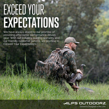 NWTF Grand Slam Turkey Vest from ALPS OutdoorZ – Mossy Oak Greenleaf Lightweight Field Vest with Organized Storage, Comfortable Fit & Durable Construction for Spring Turkey Hunting