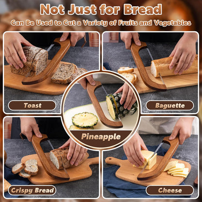 14.5'' Pranski Bread Knife for Homemade Bread Sourdough Bread Knife, Premium Slicer for Homemade Bread, Baguettes