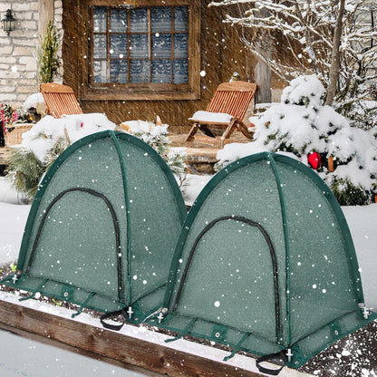 2 Pack, 80% 22" 22" 22" Plant Shade Tent Pop Up Sun Shade Cover for Outdoor Plants, Portable Sun Protection Tent