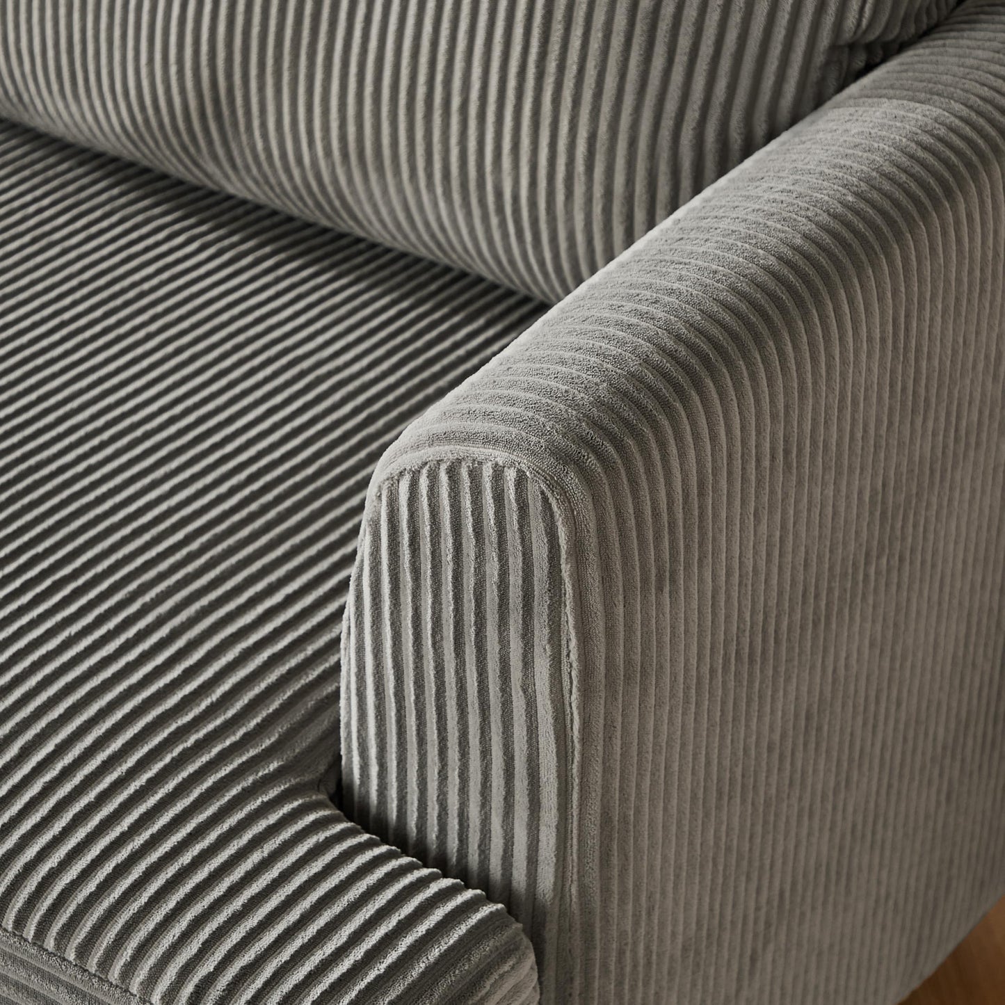 ERYE 95.6-Inch L-Shaped Symmetrical Sectional Sofa Oversized Modular Couch with Ottoman, U-Shaped Corduroy Corner Sofa Couch Convertible Sleeper Bed for Home Apartment