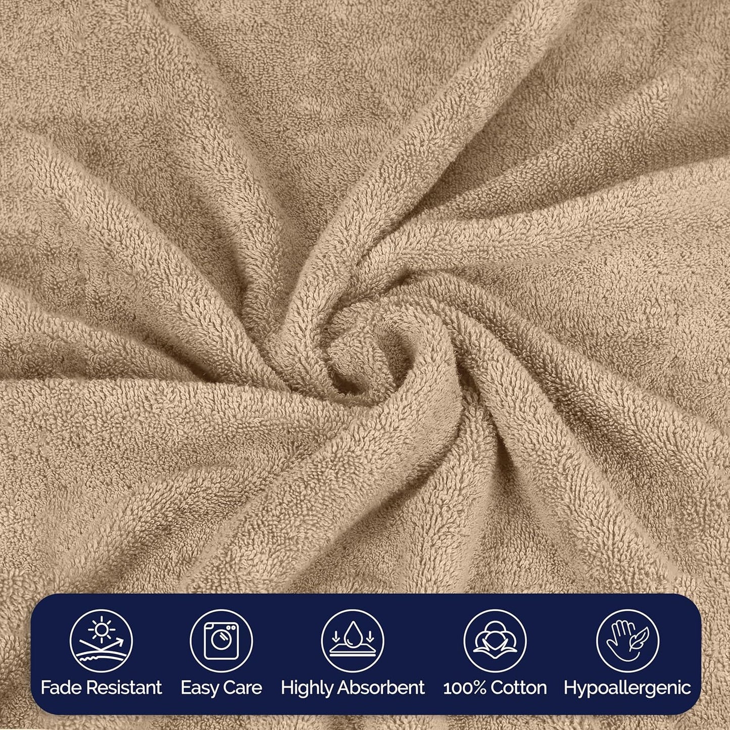 1 35 70 inch, 100% Elegant Comfort Premium Turkish Cotton Piece Jumbo Bath Towel - x Luxurious Hotel Spa Quality