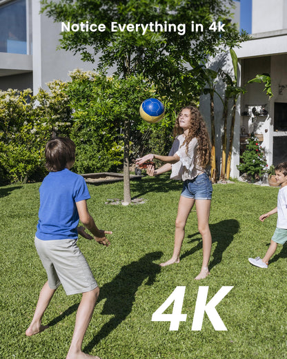 Swann Xtreem 4K Wireless Security Camera, Wireless Camera with 32GB Micro SD & Cloud Storage, Indoor & Outdoor Surveillance, Ideal for Baby Monitor & Home, 2-Way Talk, Wi-Fi, No Monthly Fee, 4KXTRM-GL