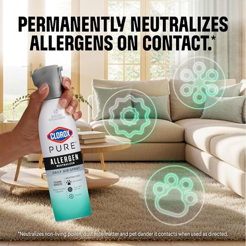 Clorox PURE Allergen Neutralizer Spray - Clean Breeze Scent, 8 Ounces for Daily Air Freshening
