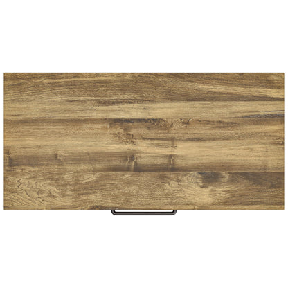 Signature Design by Ashley Hastiport Farmhouse 5-Drawer Chest with Safety Stop, Light Brown