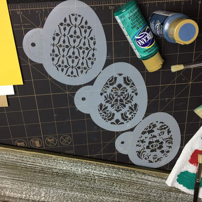 Chic Easter Eggs Stencil Set C813 by Designer Stencils