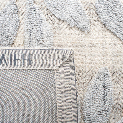 SAFAVIEH South Hampton Collection 8' x 10' Grey SHA302F Handmade Botanical Wool Area Rug