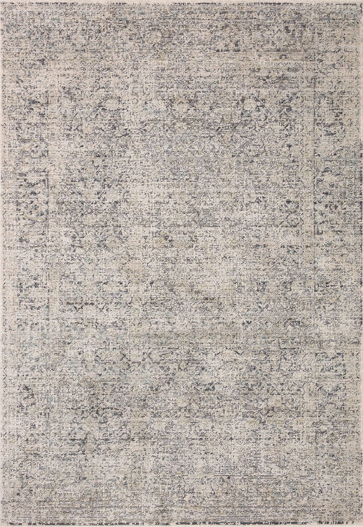 Loloi Amber Lewis Alie Collection ALE-01 Stone/Mist 7'-10'' x 10', .13'' Pile Height, Area Rug