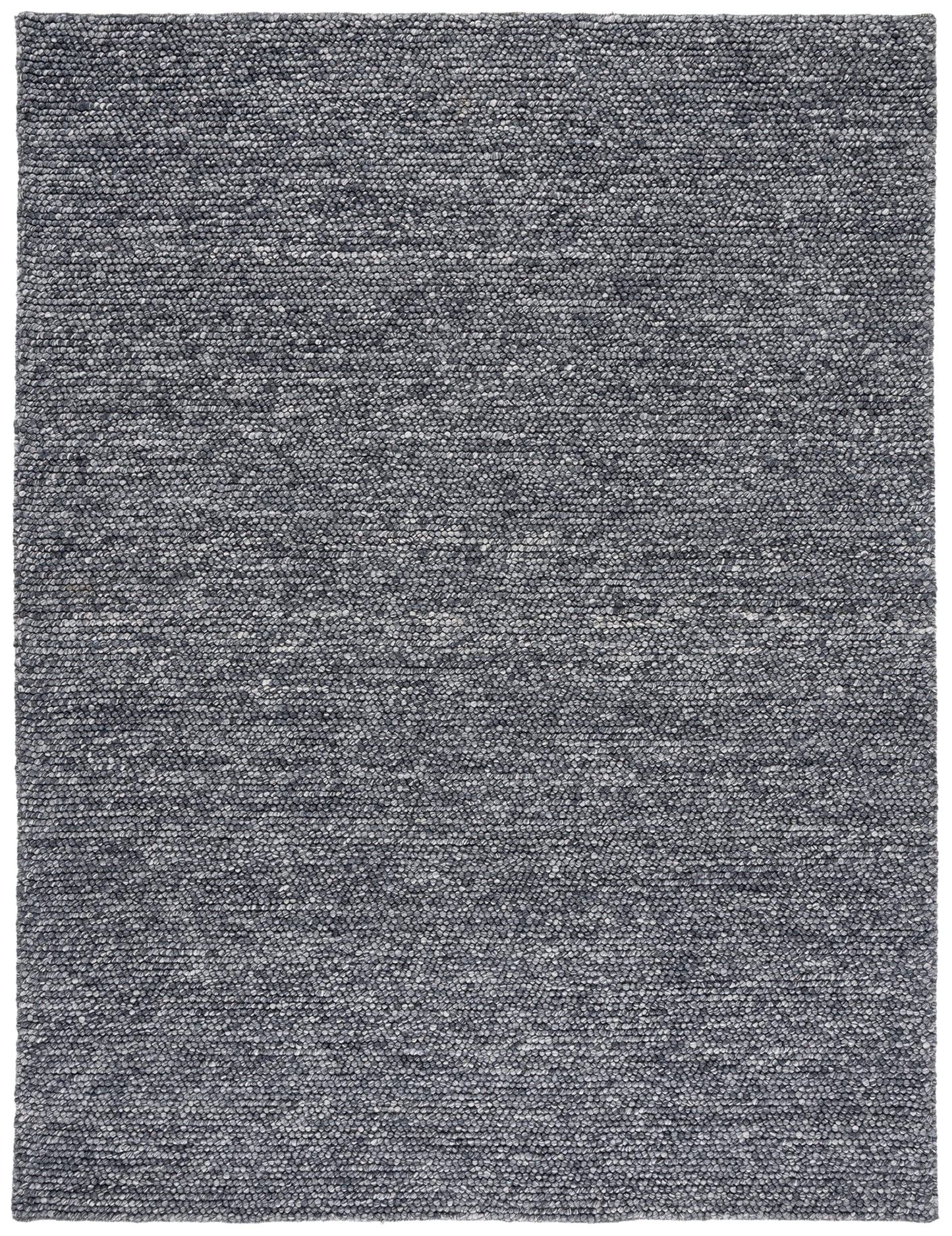 SAFAVIEH Area Rug 6x9 - Natura Collection - Dark Grey, Handmade Wool Blend, Textured Design, Ideal for Living Room, Bedroom, Dining Space (NAT620H)