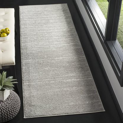 2'1" 8', (ADR113C) SAFAVIEH Adirondack Collection Runner Rug - x Light Grey & Grey, Modern Ombre Design, Non Shedding