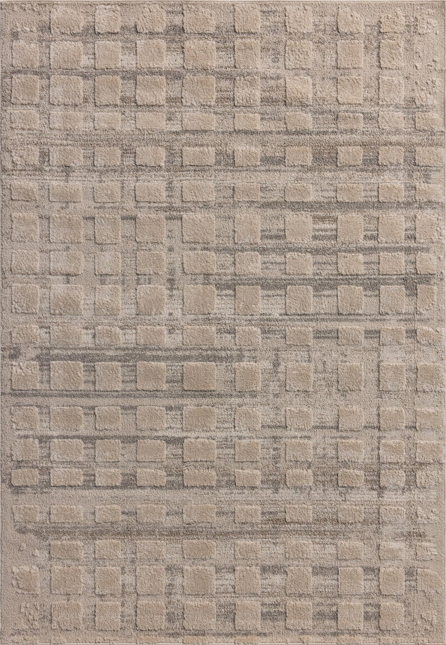 Loloi Amber Lewis Monty Collection MOT-06 Pebble/Beige 11'-6" x 15', .50" Pile Height, Area Rug