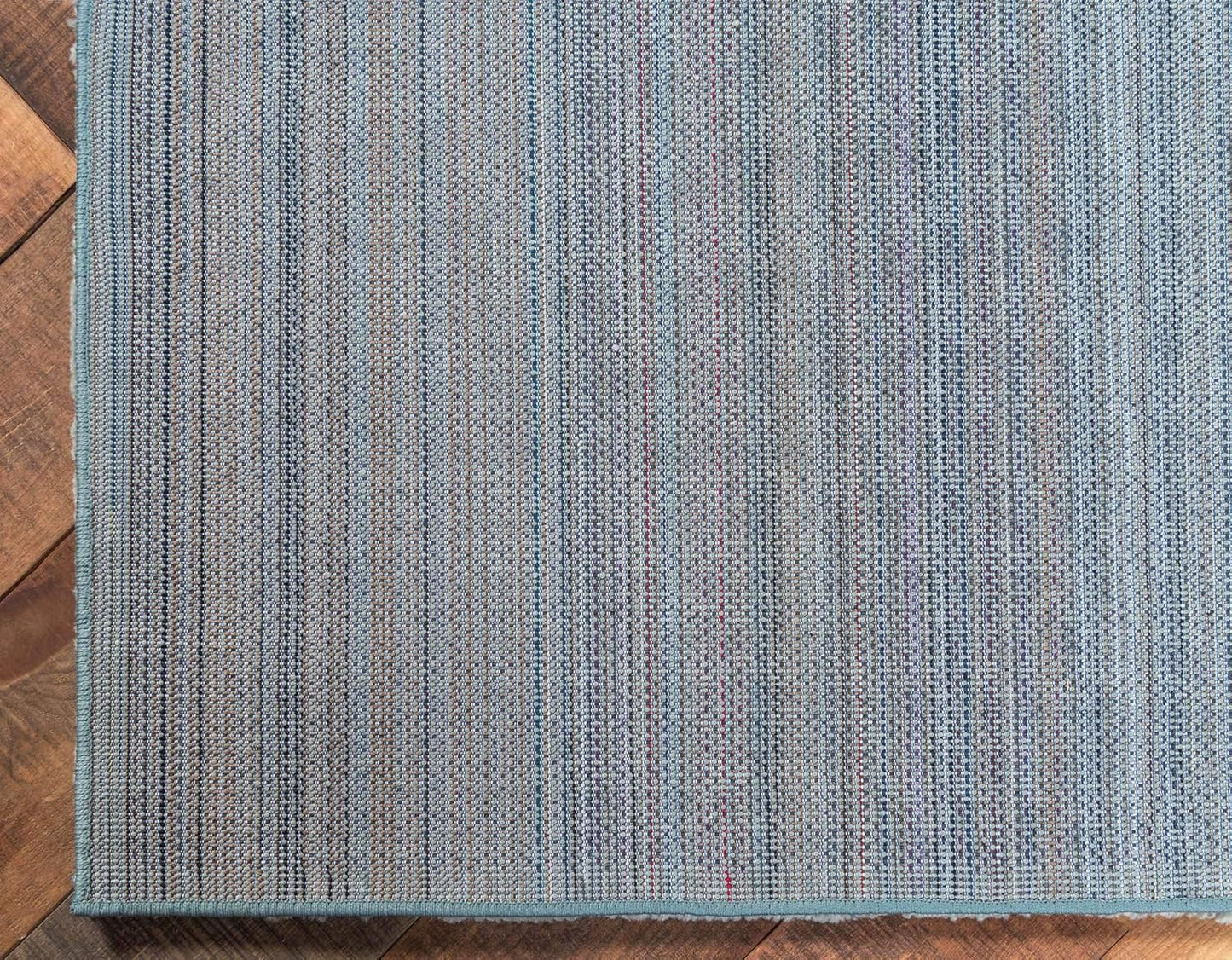 Unique Loom Solo Collection Area Rug, Calabasas, 2' 2" x 3' 1" Rectangle, Light Blue