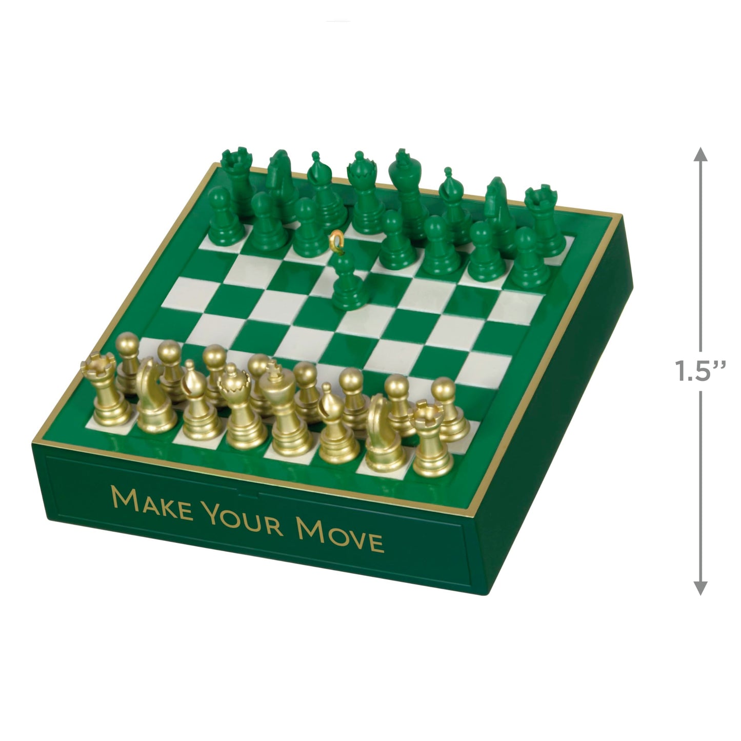 Hallmark Keepsake Christmas Ornament, Make Your Move, Gifts for Chess Players