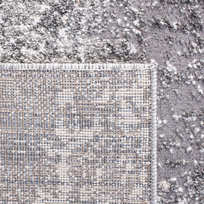 SAFAVIEH Aston Collection Area Rug - 9' x 12', Light Grey & Grey, Modern Abstract Design, Non-Shedding & Easy Care, Ideal for High Traffic Areas in Living Room, Bedroom (ASN715F)