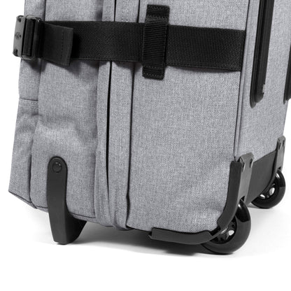 Eastpak Tranverz L – 121L Large Wheeled Luggage with Dual Compartments, TSA Lock, Compression Straps & Smooth-Wheeling System, Sunday Grey