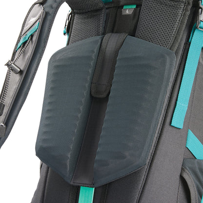 High Sierra Pathway 2.0 Backpack with Hydration Storage Sleeve, for Hiking, Biking, Camping, Traveling, Black, 60L