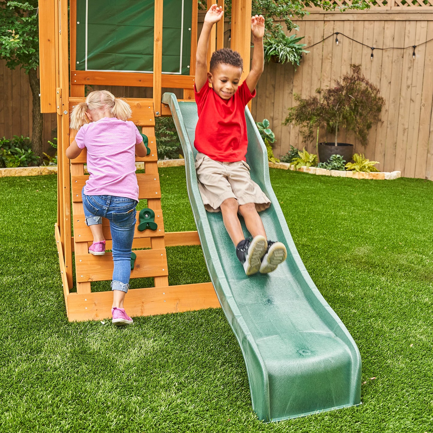 KidKraft Appleton Wooden Swing Set, (Amazon Exclusive)