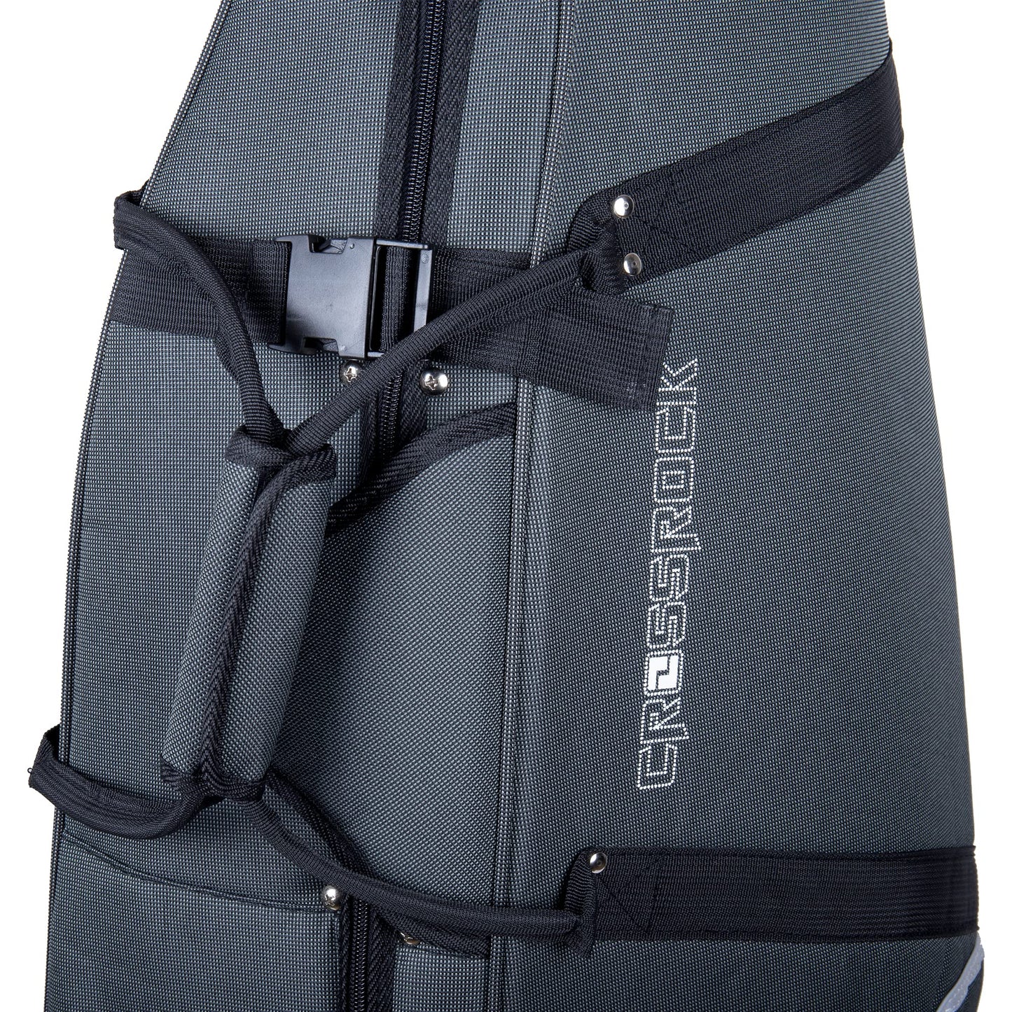 Crossrock Lightweight Cello Case for 4/4 Full Size Cello with Dense Foam in Grey (CRP200CEFGY)