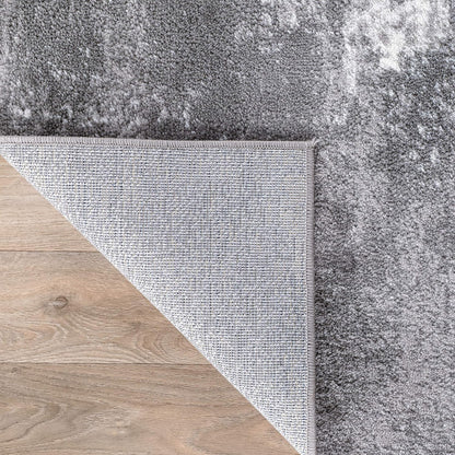 Rugshop Distressed Abstract Watercolor Area Rug, 2' x 3', Gray