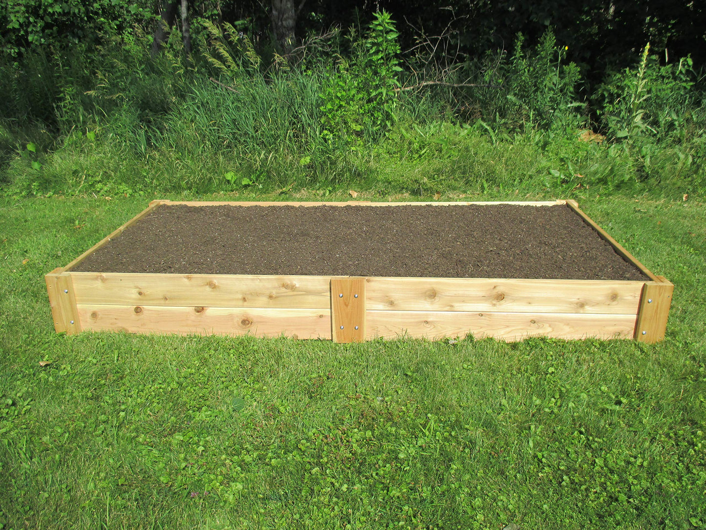 Infinite Cedar Premium Cedar Raised Garden Bed - 1" Thick Wood (4' x 8' x 11" H)