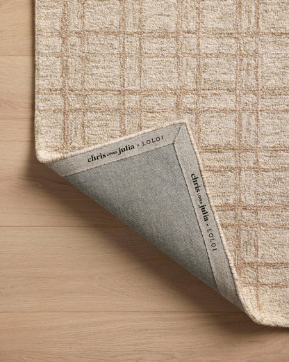 Loloi Chris Loves Julia Polly Collection POL-10 Khaki/Sand 8'-6" x 11'-6" Area Rug