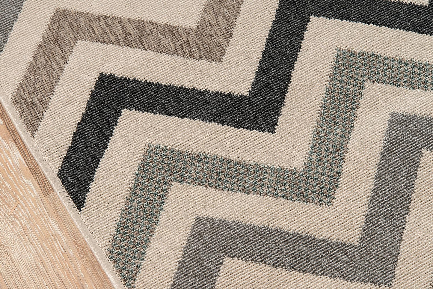 Momeni Rugs Baja Collection Indoor & Outdoor Area Rug, Easy to Clean, UV Protected, 1'8" x 3'7", Sage