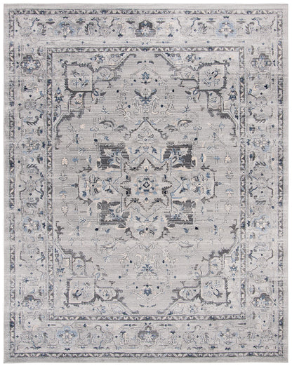 SAFAVIEH Charleston Collection X-Large Area Rug - 11' x 15', Grey & Dark Grey, Oriental Distressed Design, Non-Shedding & Easy Care, Ideal for High Traffic Areas in Living Room, Bedroom (CHL411F)