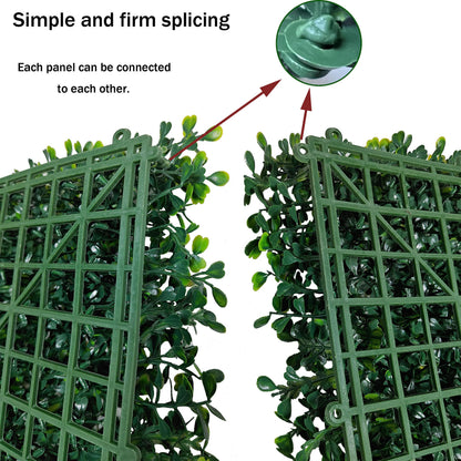 ODTORY Artificial Ivy Privacy Fence Wall Screen: 6FT X 12FT (72 sqft) UV-Anti Faux Boxwood Roll Panels Greenery Backdrop Ivy Vine Leaf Hedges Fence Panels for Indoor Outdoor Green Decor